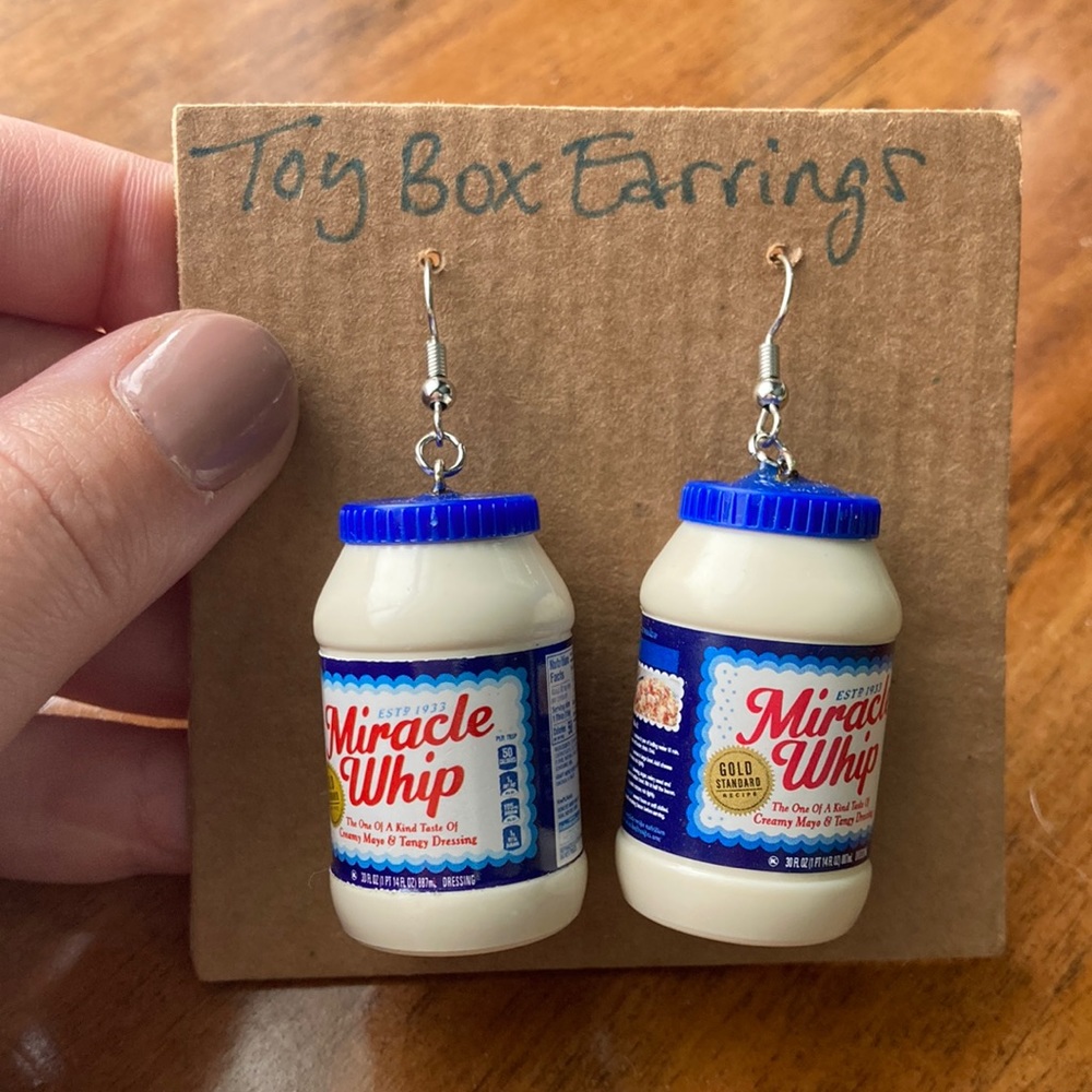 Miracle Whip earrings